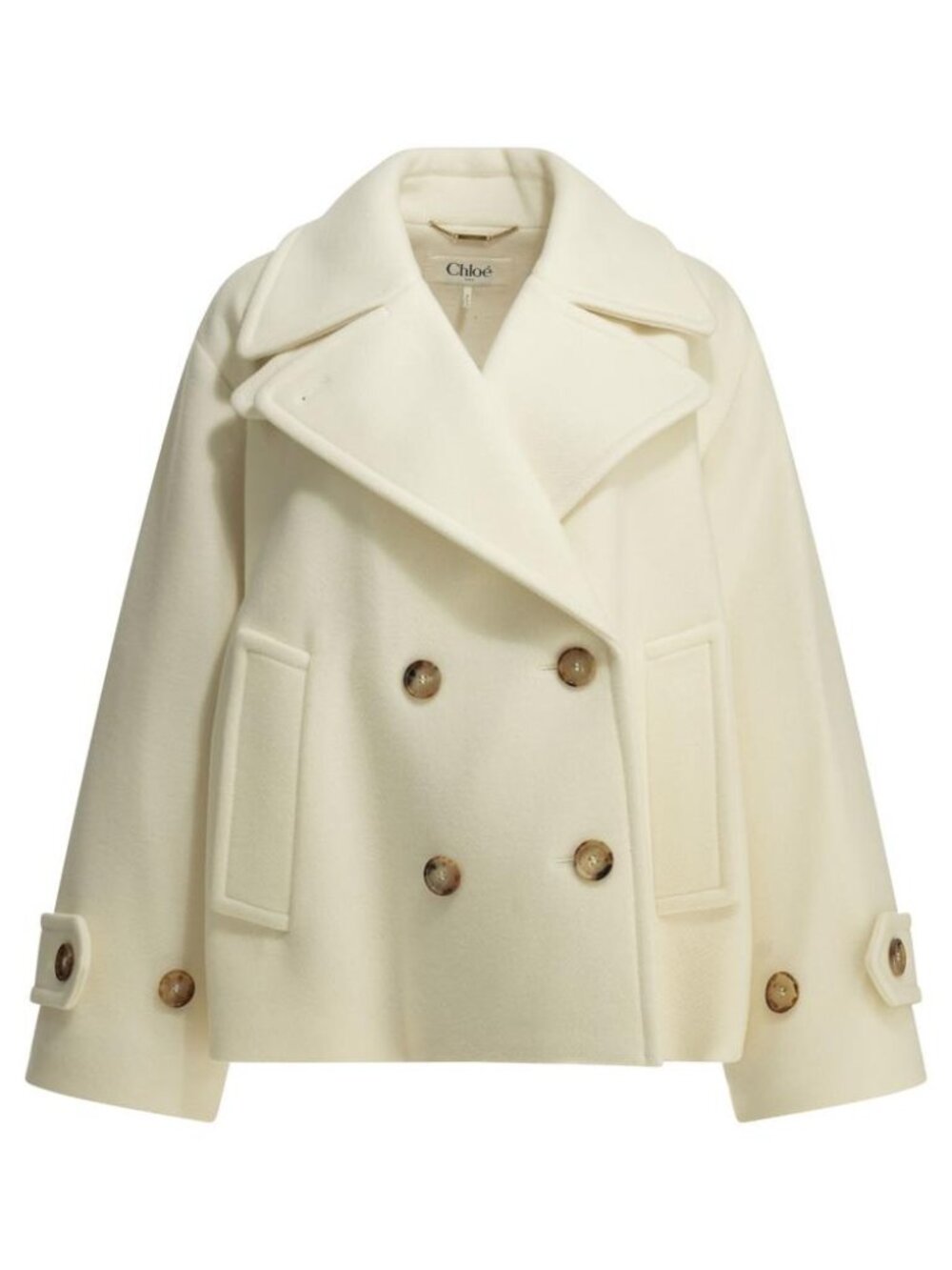 Chloé Short Wool Coat Tag Size 36 Women